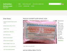 Tablet Screenshot of kalimantan-factory.com